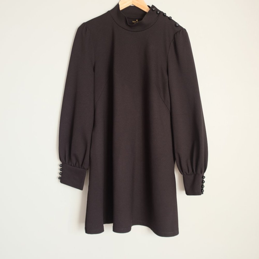 Kate Spade Black Long Sleeve Dress